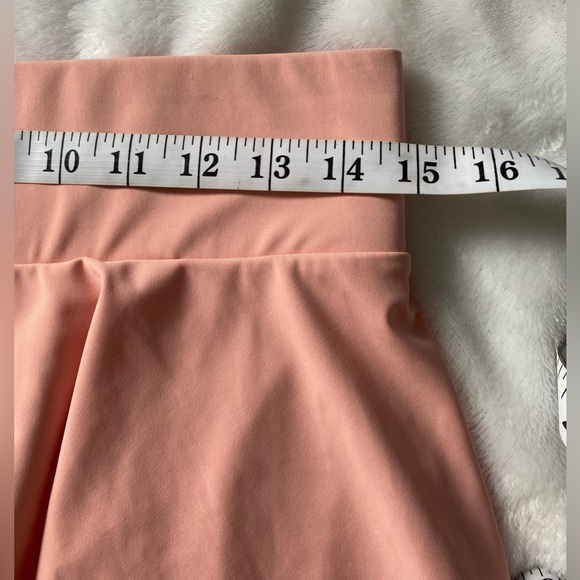 Baleaf Peach in color not pink Women's Tennis Skirt High Waisted Tummy Control - Picture 9 of 13